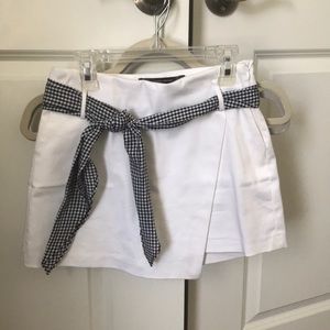 ZARA white skirt